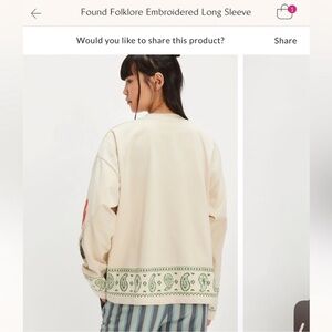 Found Folklore Embroidered Bomber Jacket